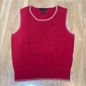 The Limited Red Cotton Tank Top